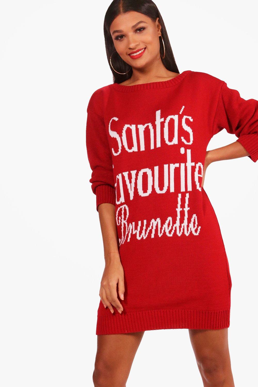 girls christmas jumper dress