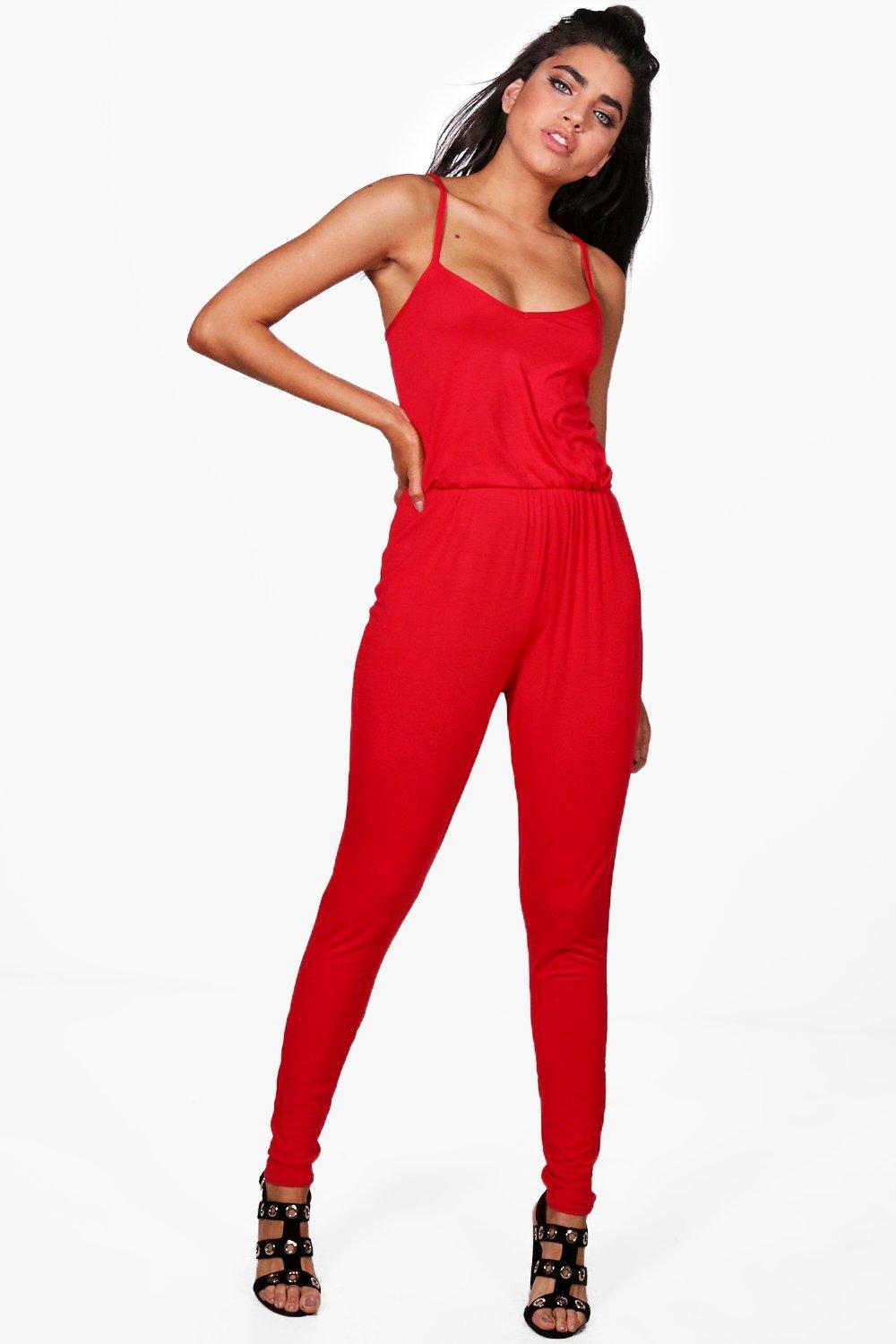 boohoo cami jumpsuit