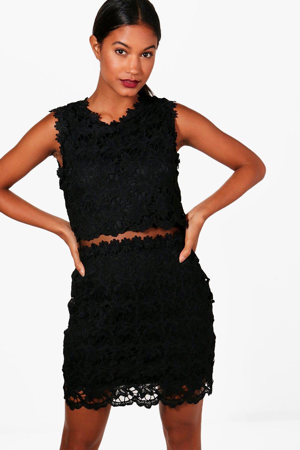 

Облегающее платье Boutique с сетчатой вставкой, Черный