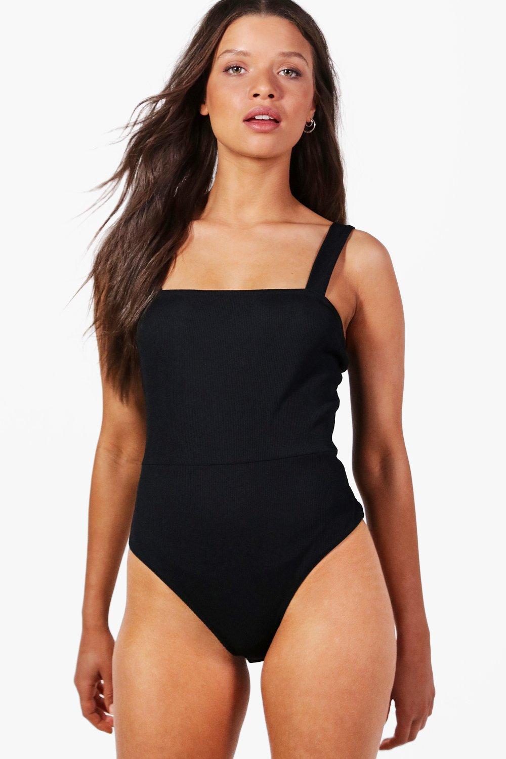 boohoo black bodysuit