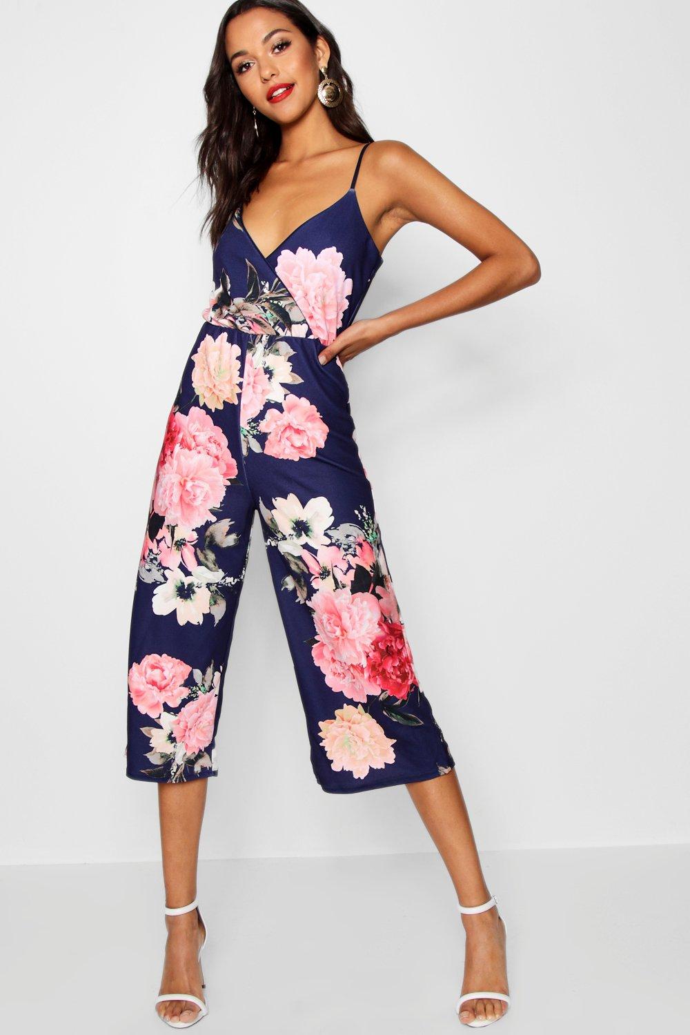 boohoo navy jumpsuit