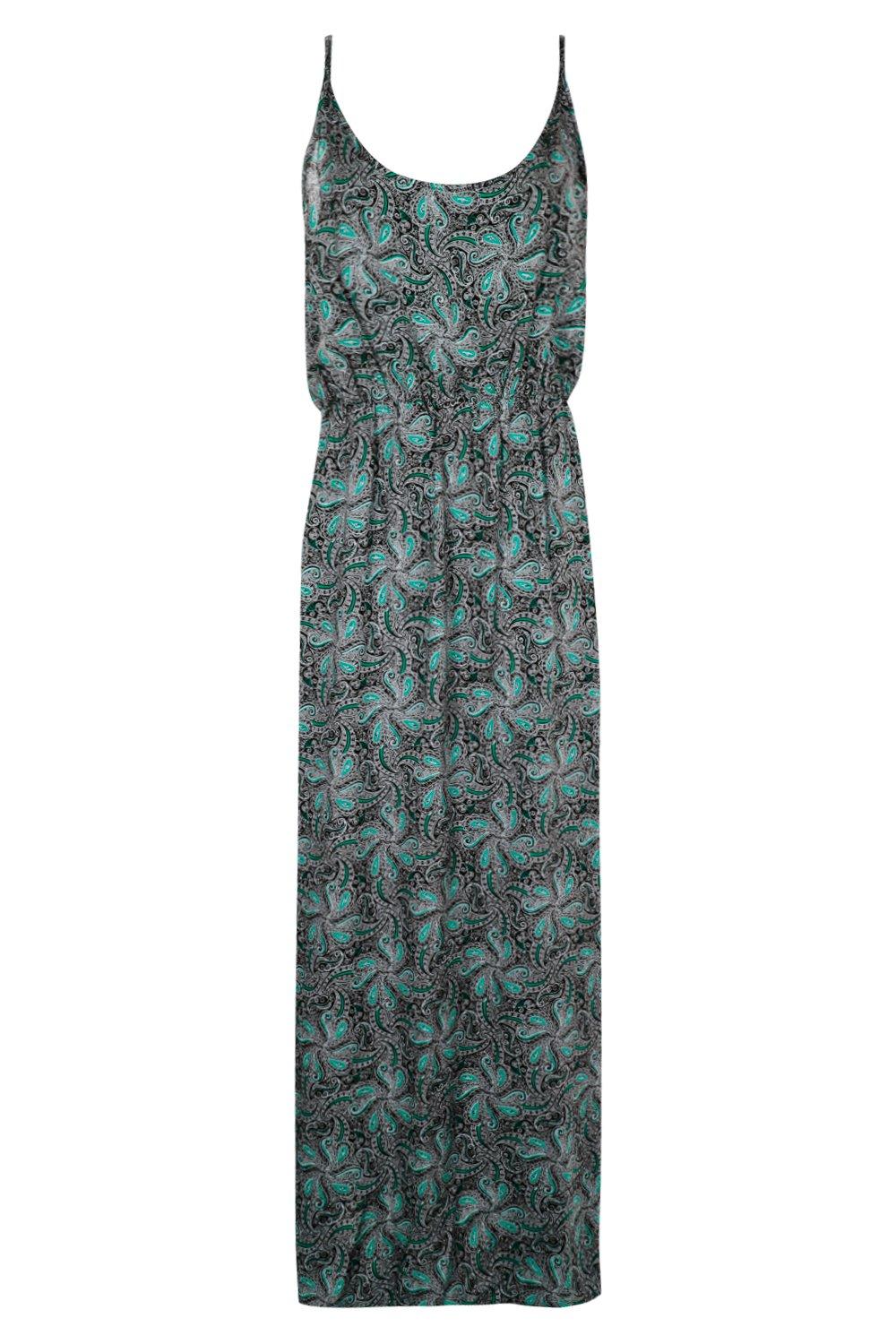 boohoo paisley print midi dress