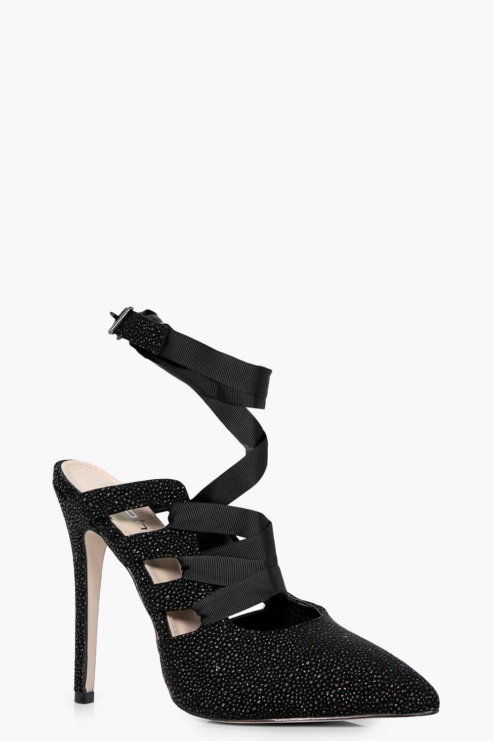 black court stilettos
