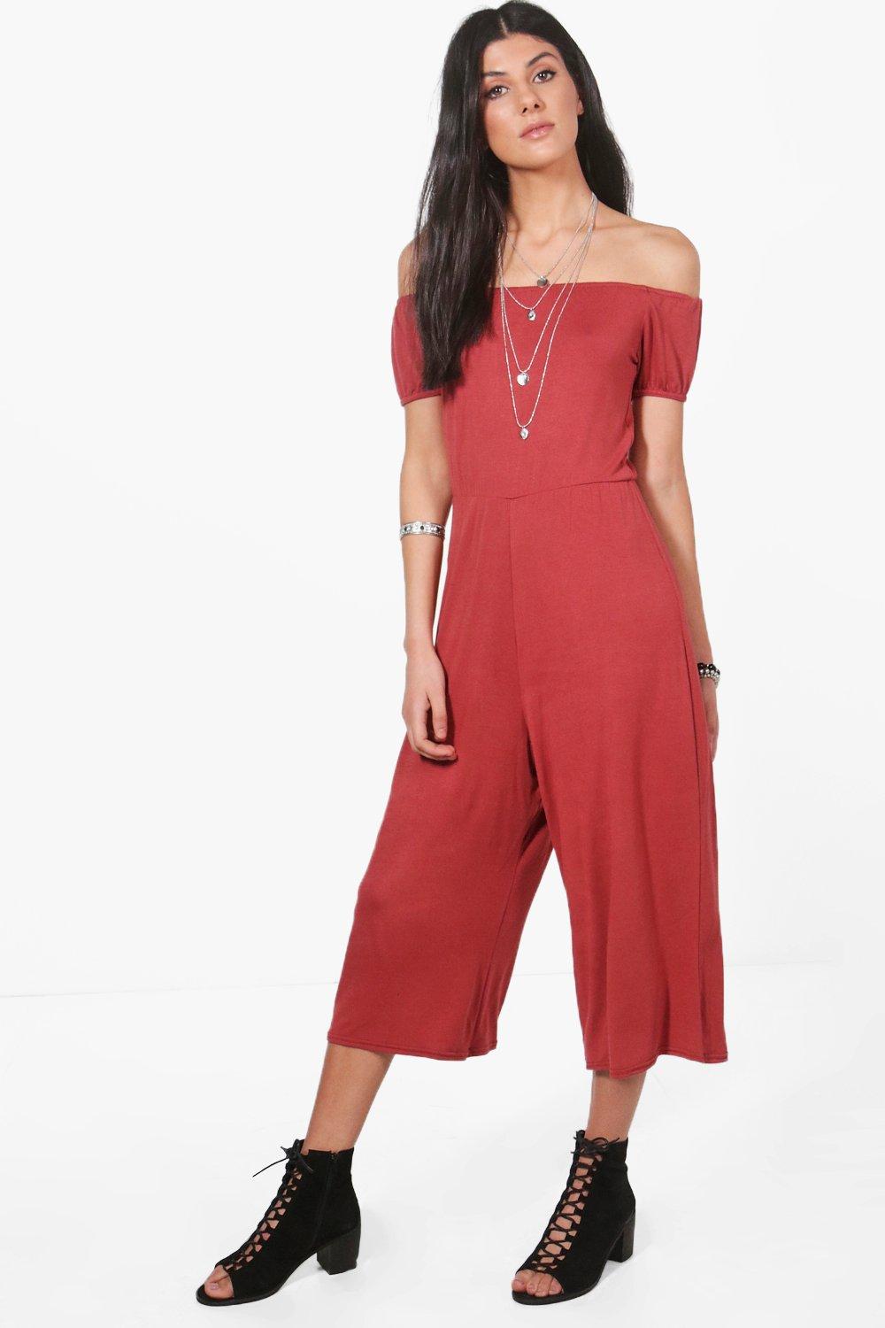 jersey culotte jumpsuit