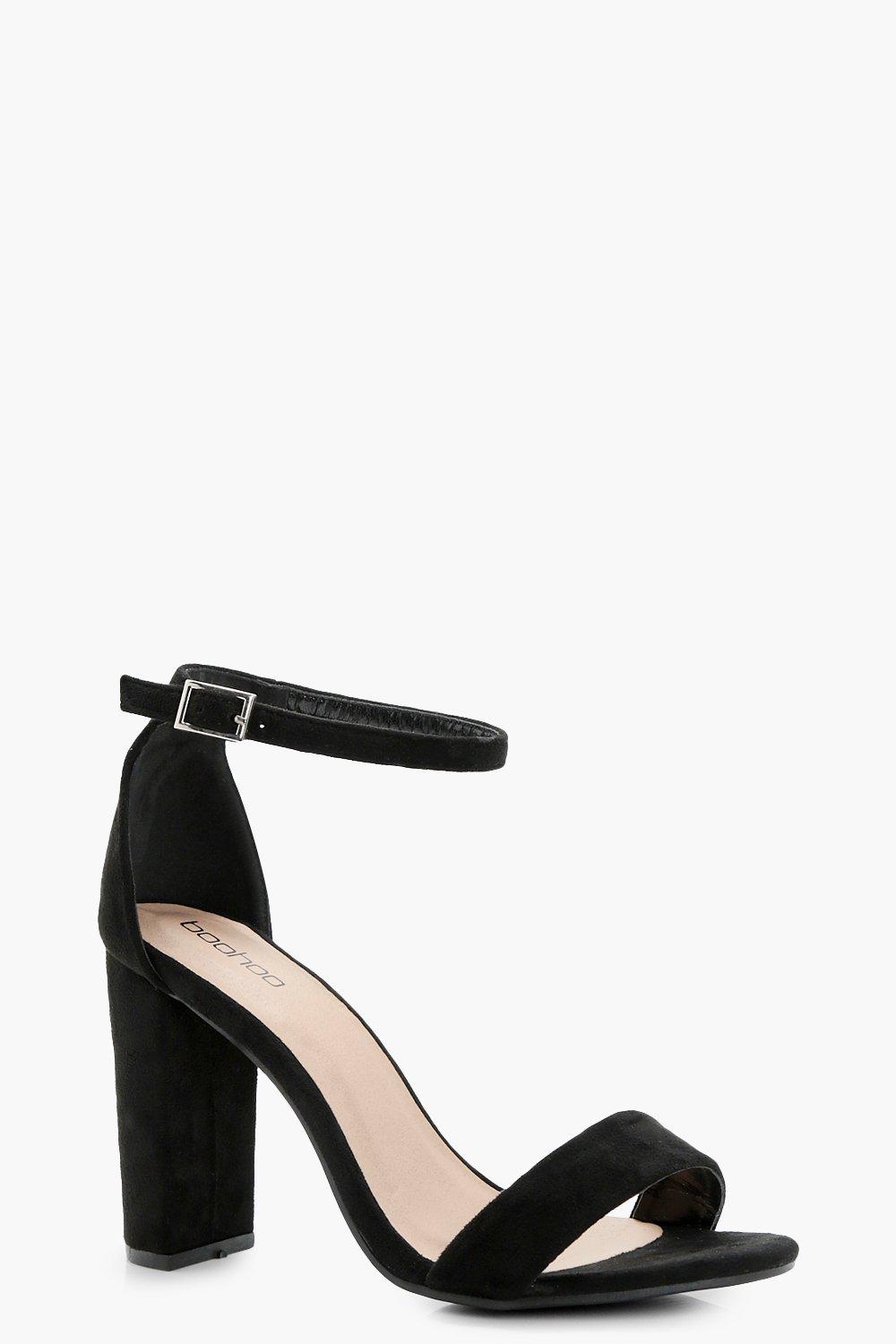 black heels boohoo