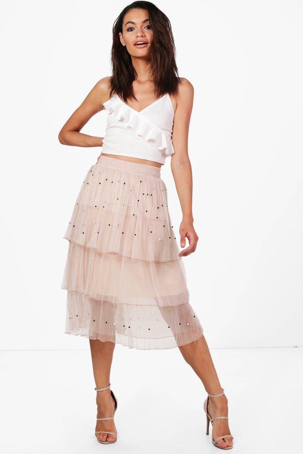 boohoo tulle dress