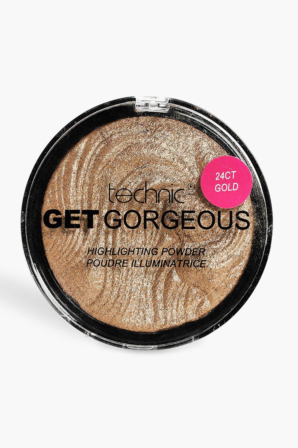 

Хайлайтер золотистый Technic Get Gorgeous, оттенок 24Ct, Золотой