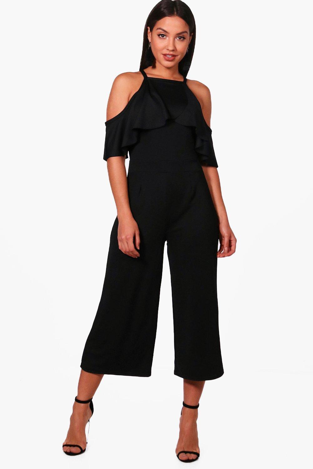 open shoulder jumpsuit