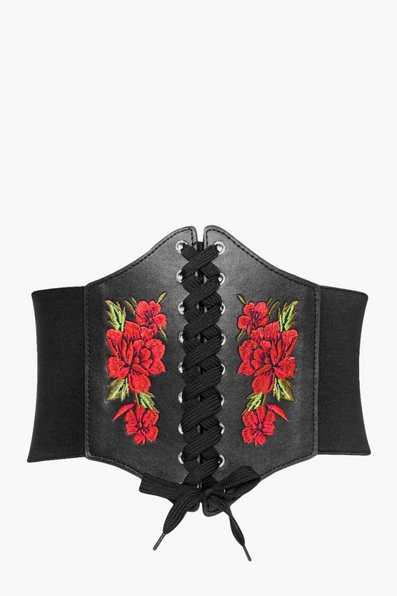 Lydia Embroidered Corset Belt