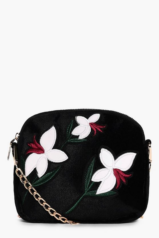 Maisie Embroidered Cross Body Bag