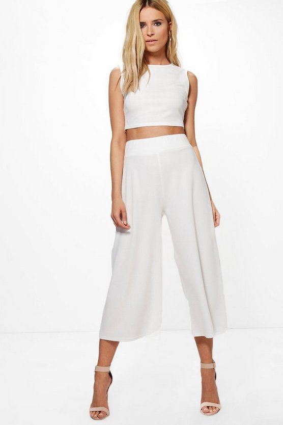 Sally Boxy Crop Top & Culotte Co-ord
