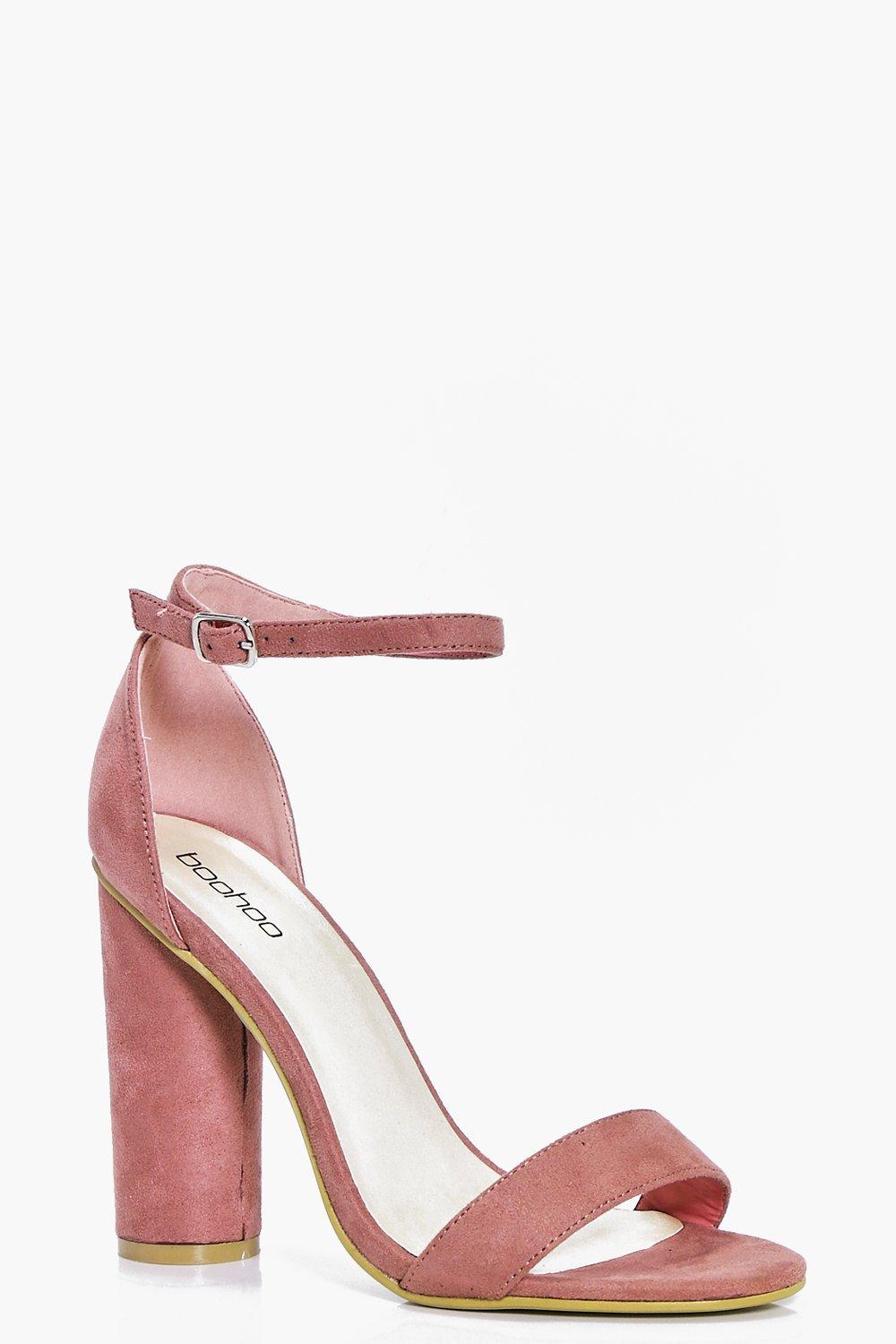 low block heel two parts