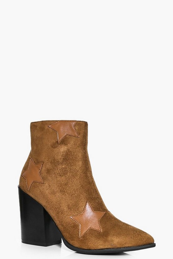 Erin Star Detail Ankle Boot