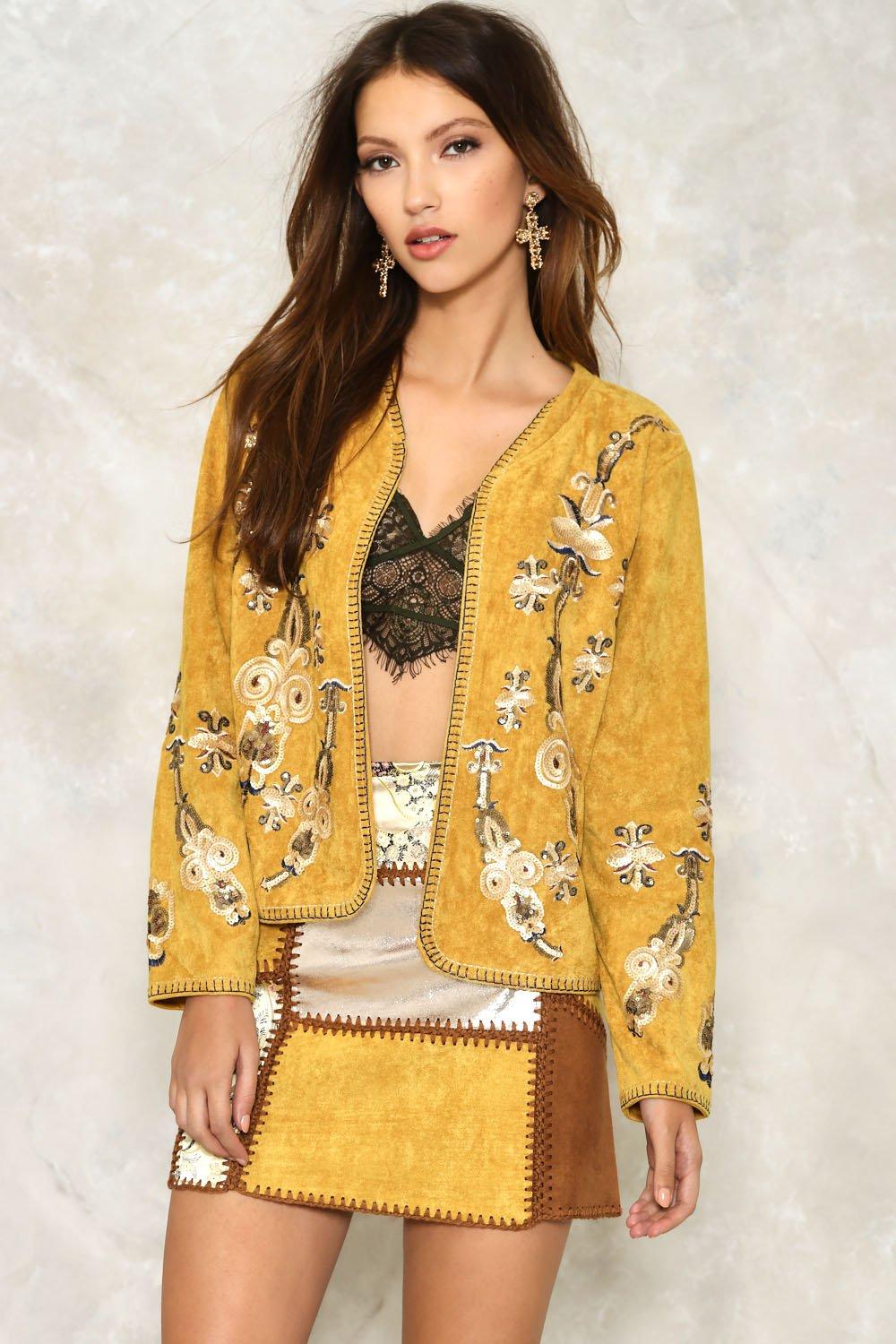 embroidered jacket