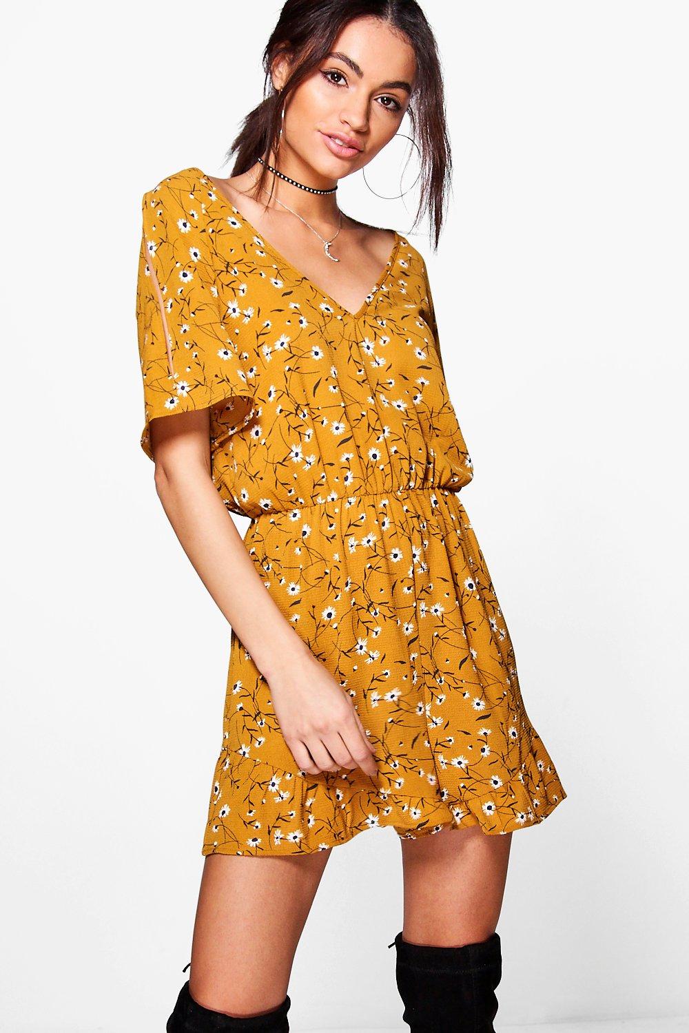 boohoo floral playsuit