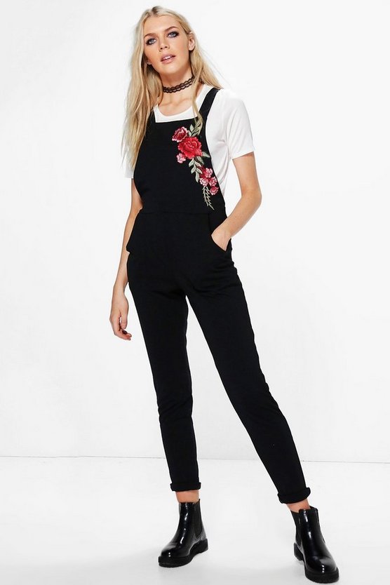 Jenny Embroidered Dungarees