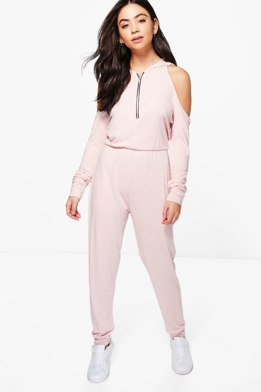 hooded jumpsuit