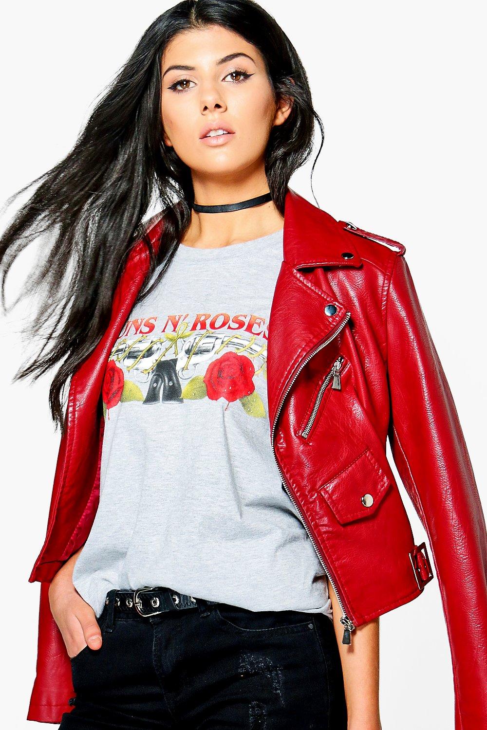 Sarah Guns N Roses Band T Shirt Boohoo