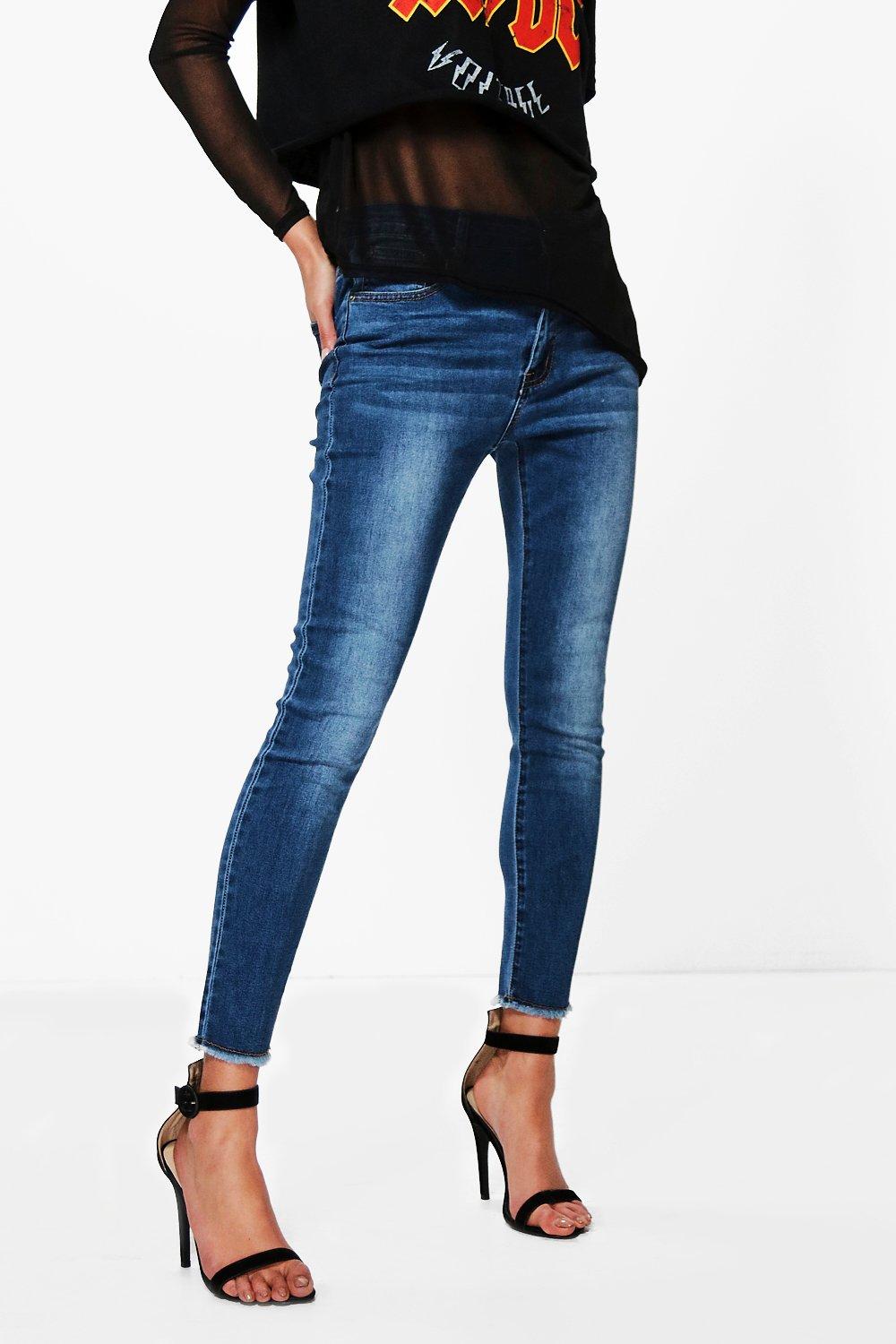 mid rise dark wash jeans