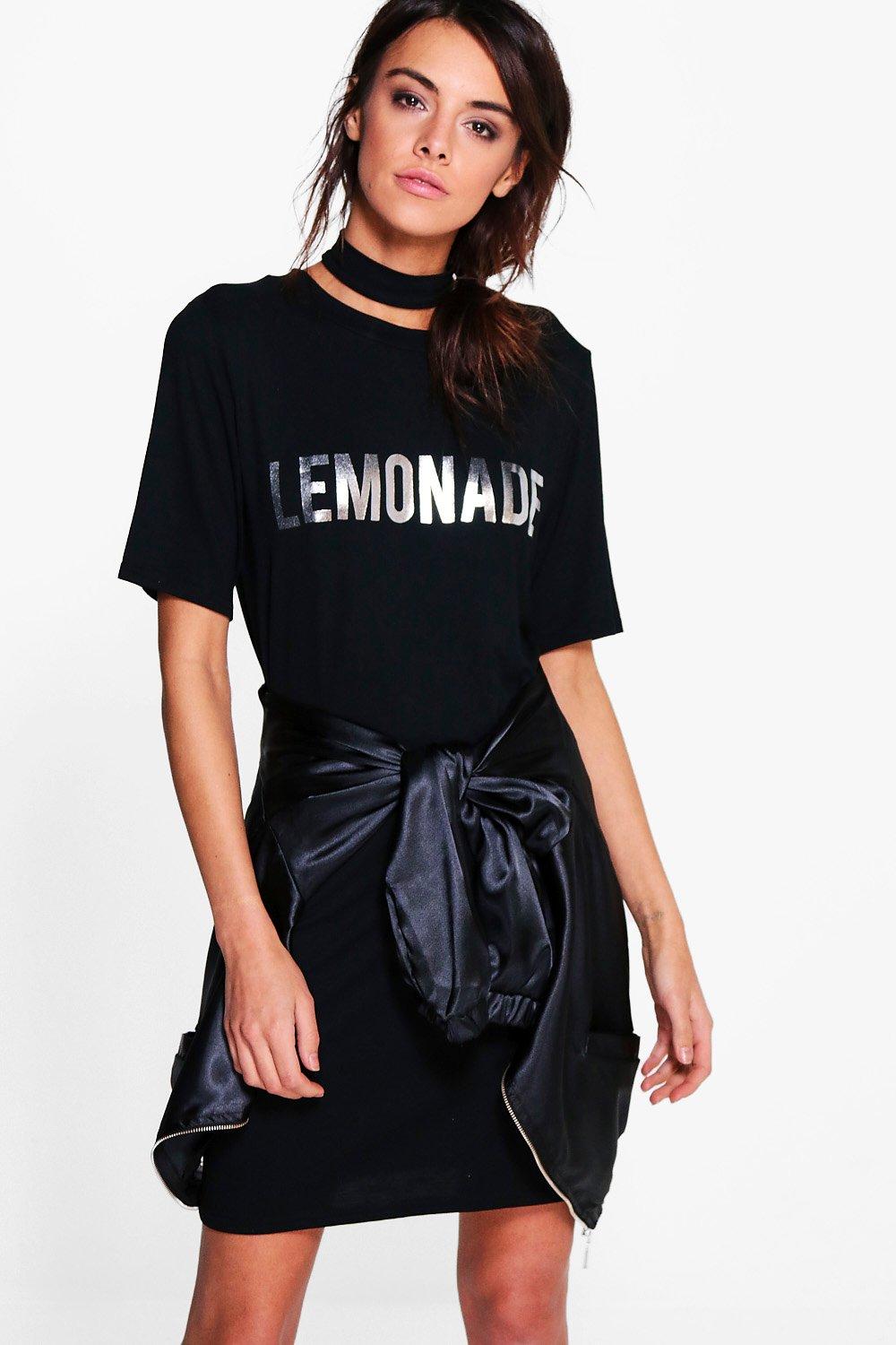 choker t shirt dress