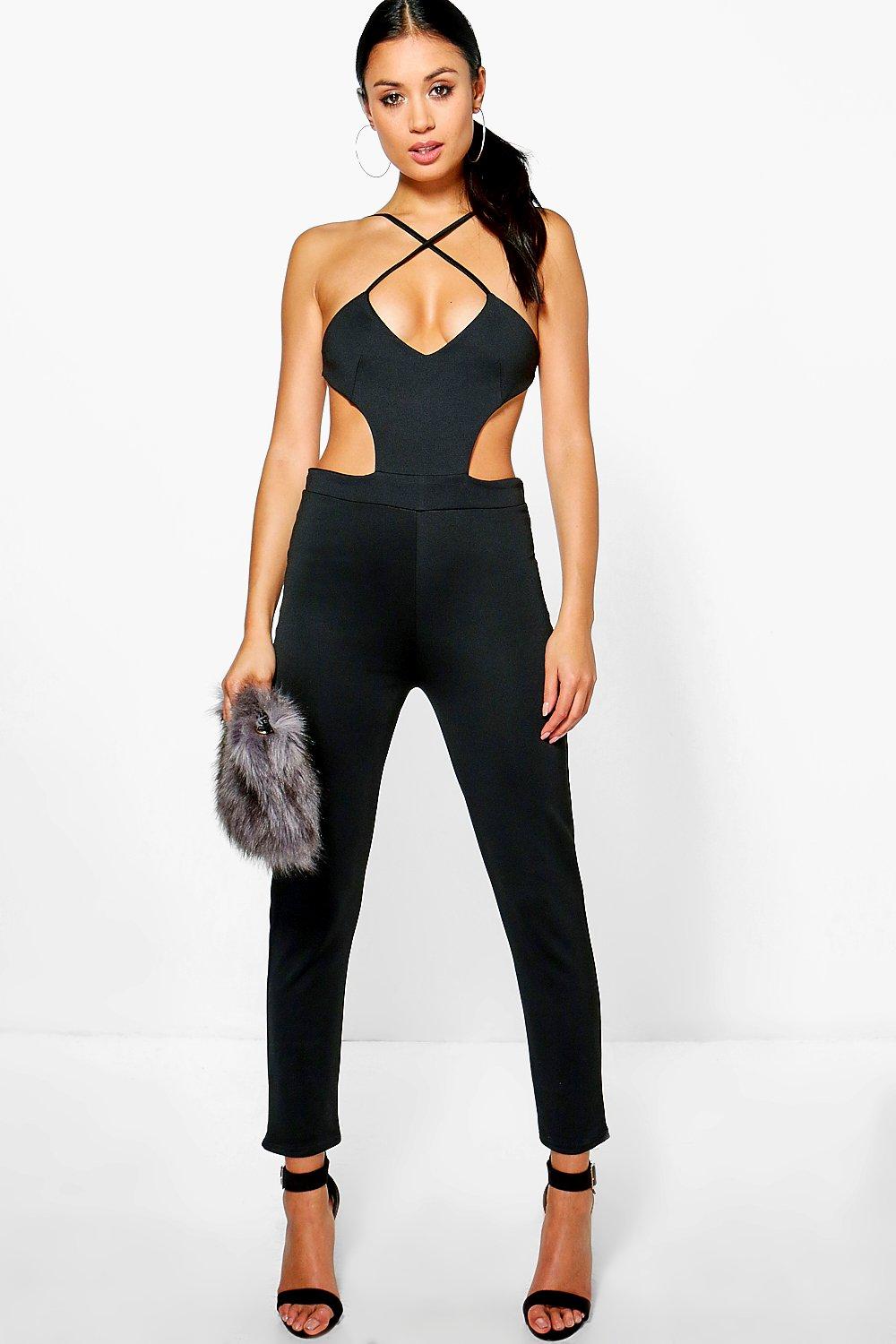 side cut jumpsuit