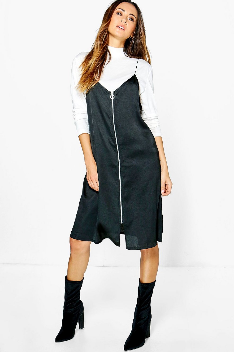 High Neck Slip Dresses