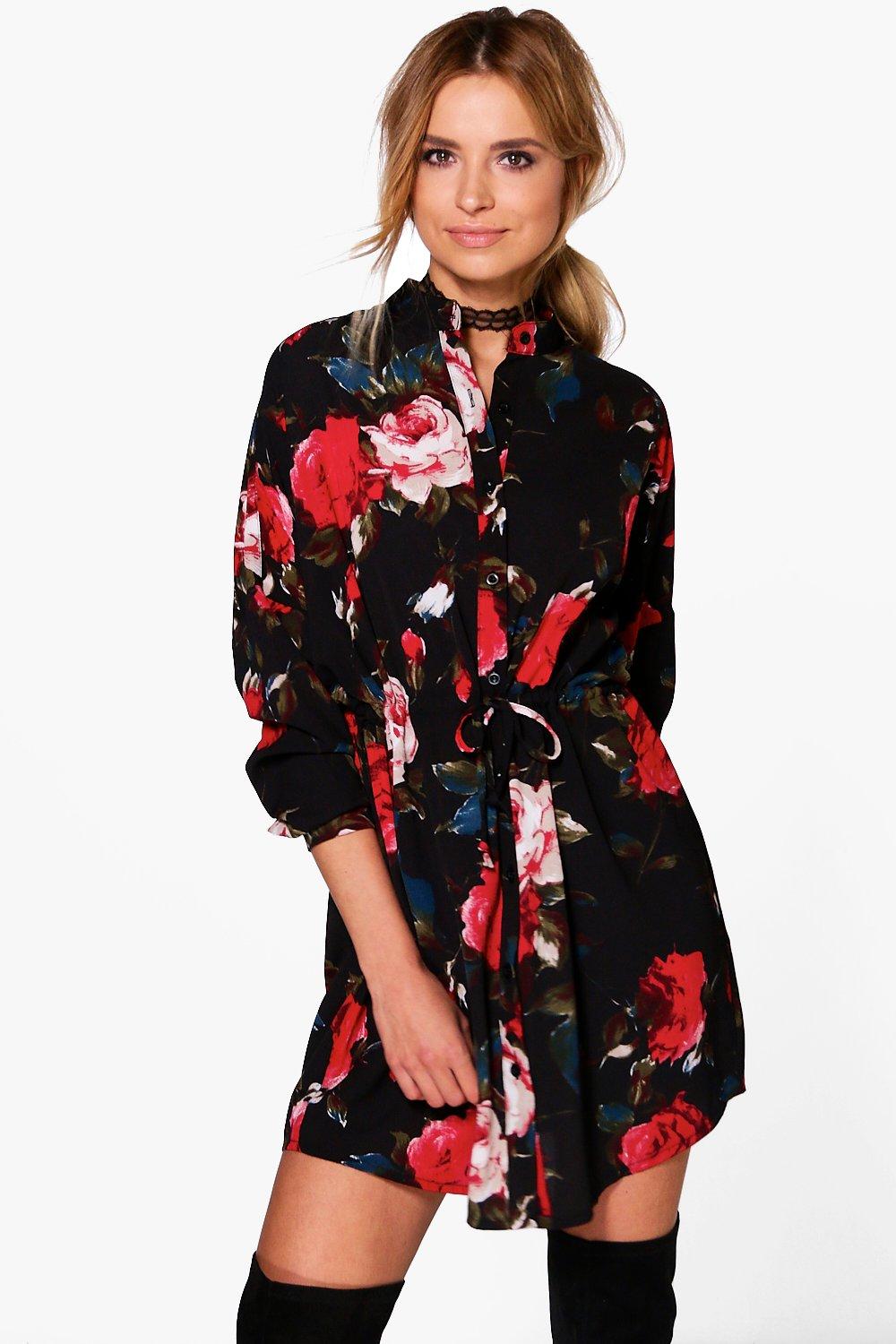 boohoo shirt dress