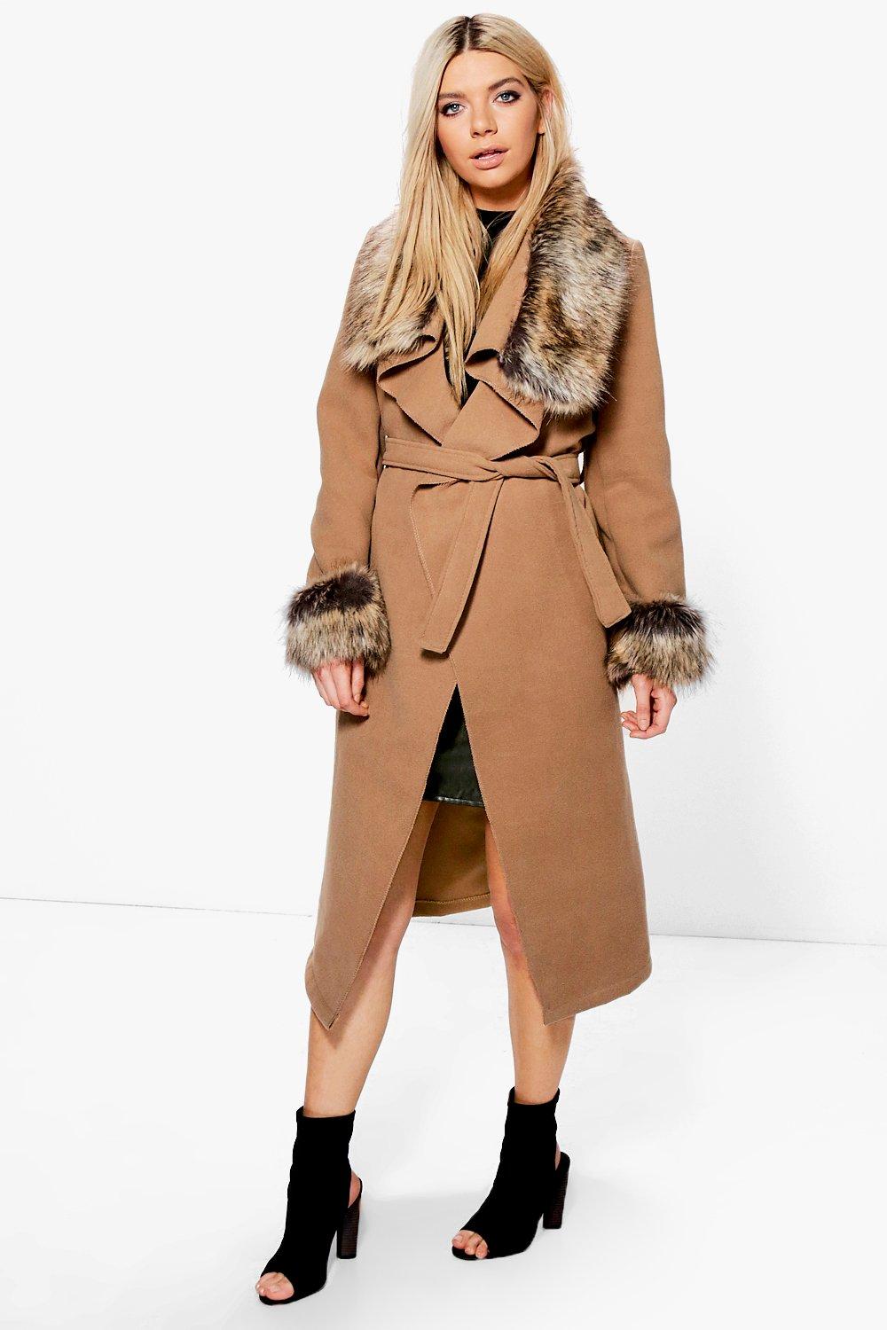 fur cuff coat