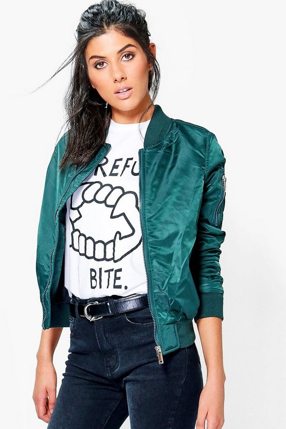 Harriet Bomber With Contrast Lining