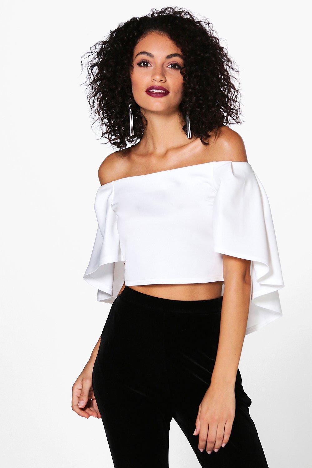 off the shoulder cape