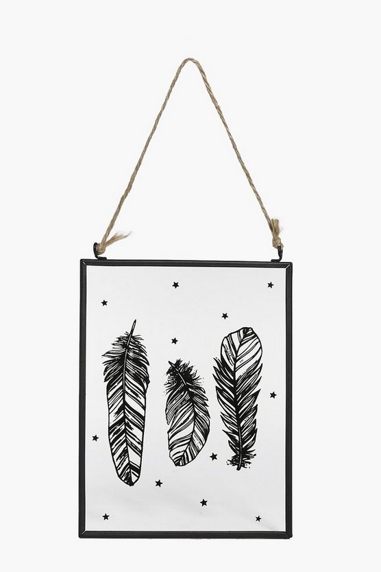 Black Feather Wall Art