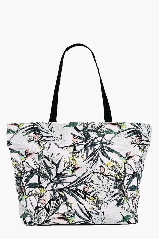 Saskia Botanical Floral Print Day Bag