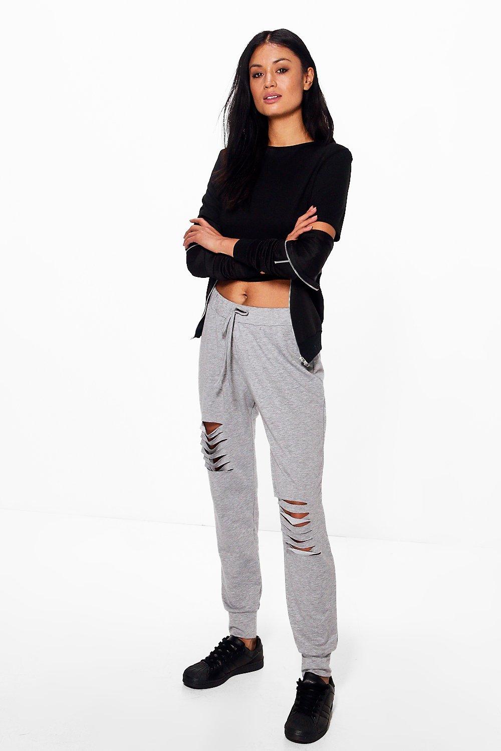 ripped joggers womens