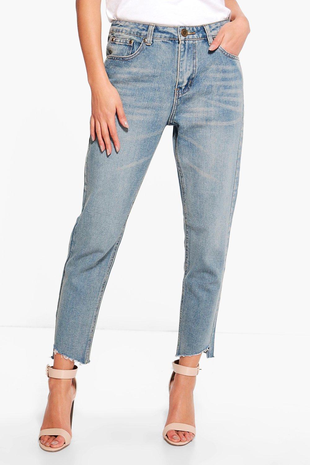 women's low rise boyfriend jeans