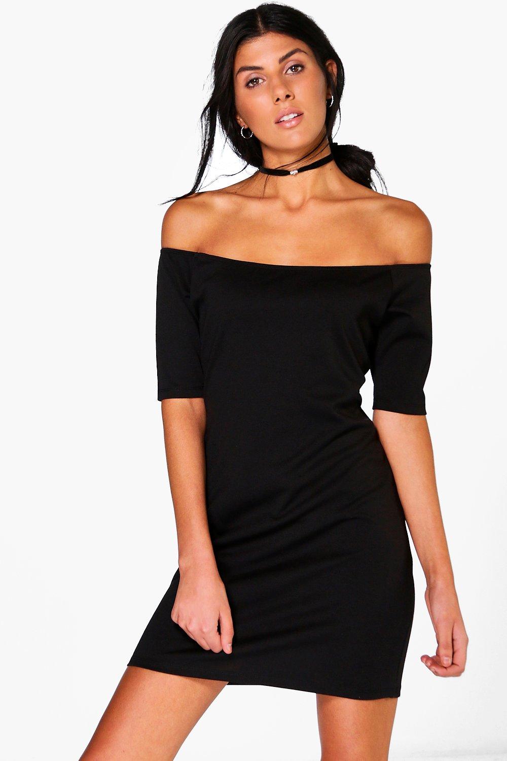 bardot bodycon dress