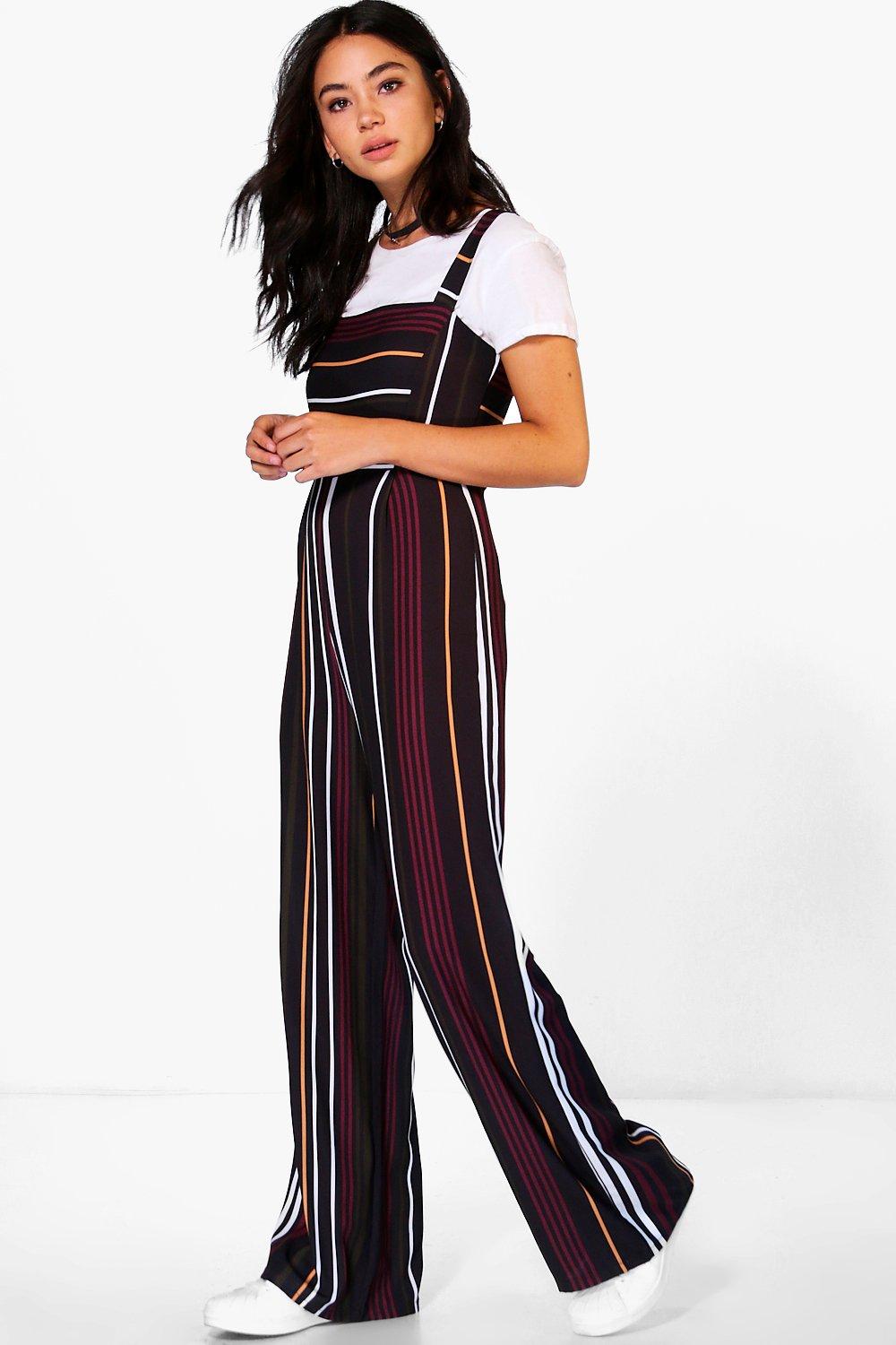 black striped jumpsuit