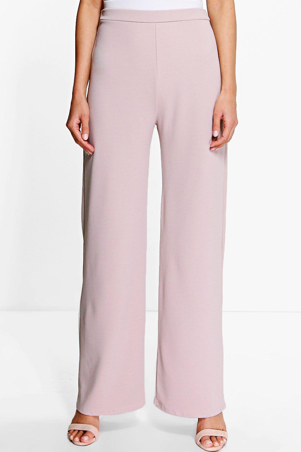 Boohoo Womens Martha Wide Leg Trouser