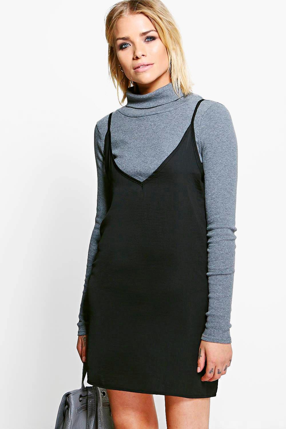 High Neck Slip Dresses