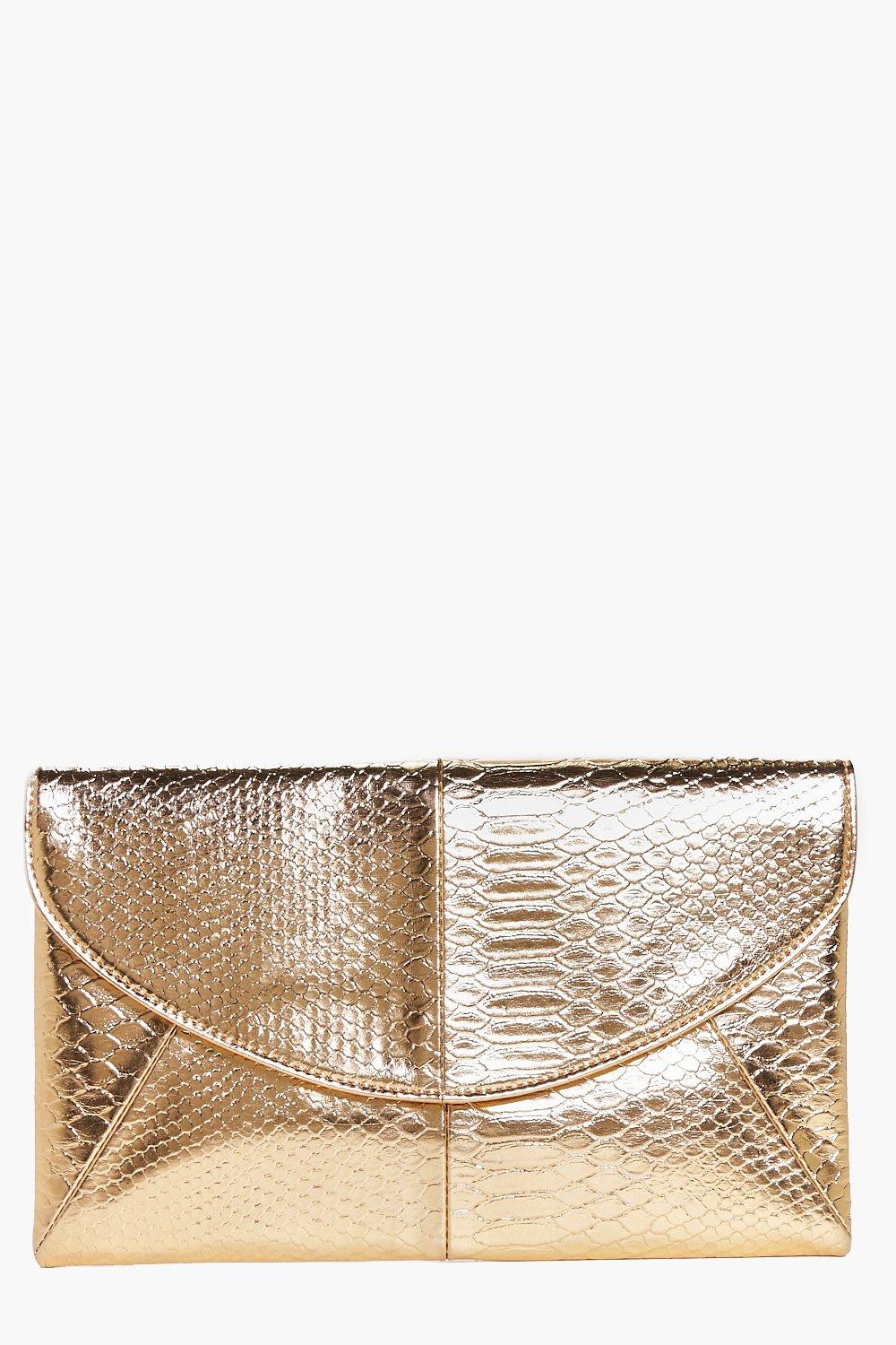boohoo rose gold bag