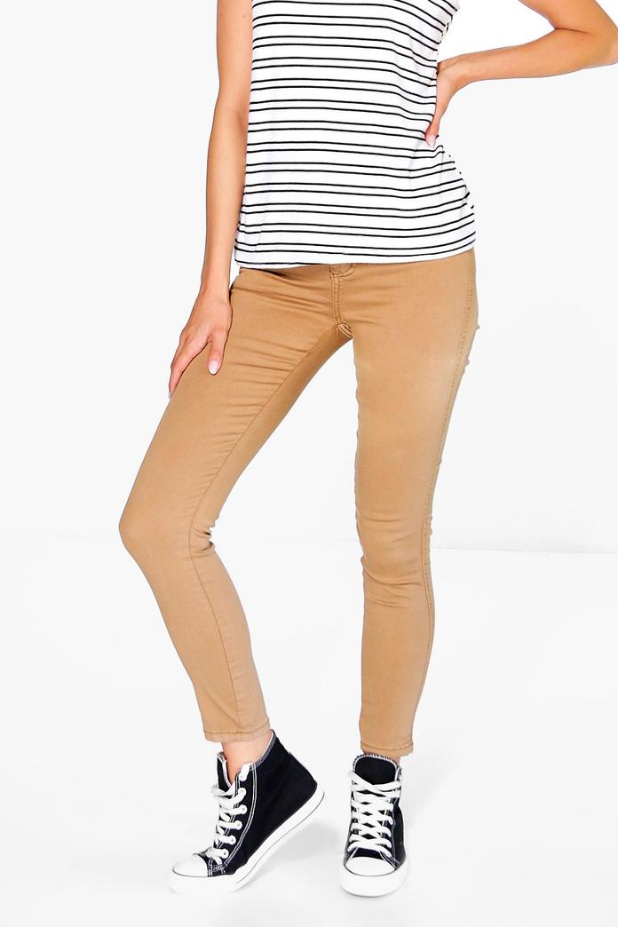 Lara High Rise Skinny Tube Jeans | Boohoo