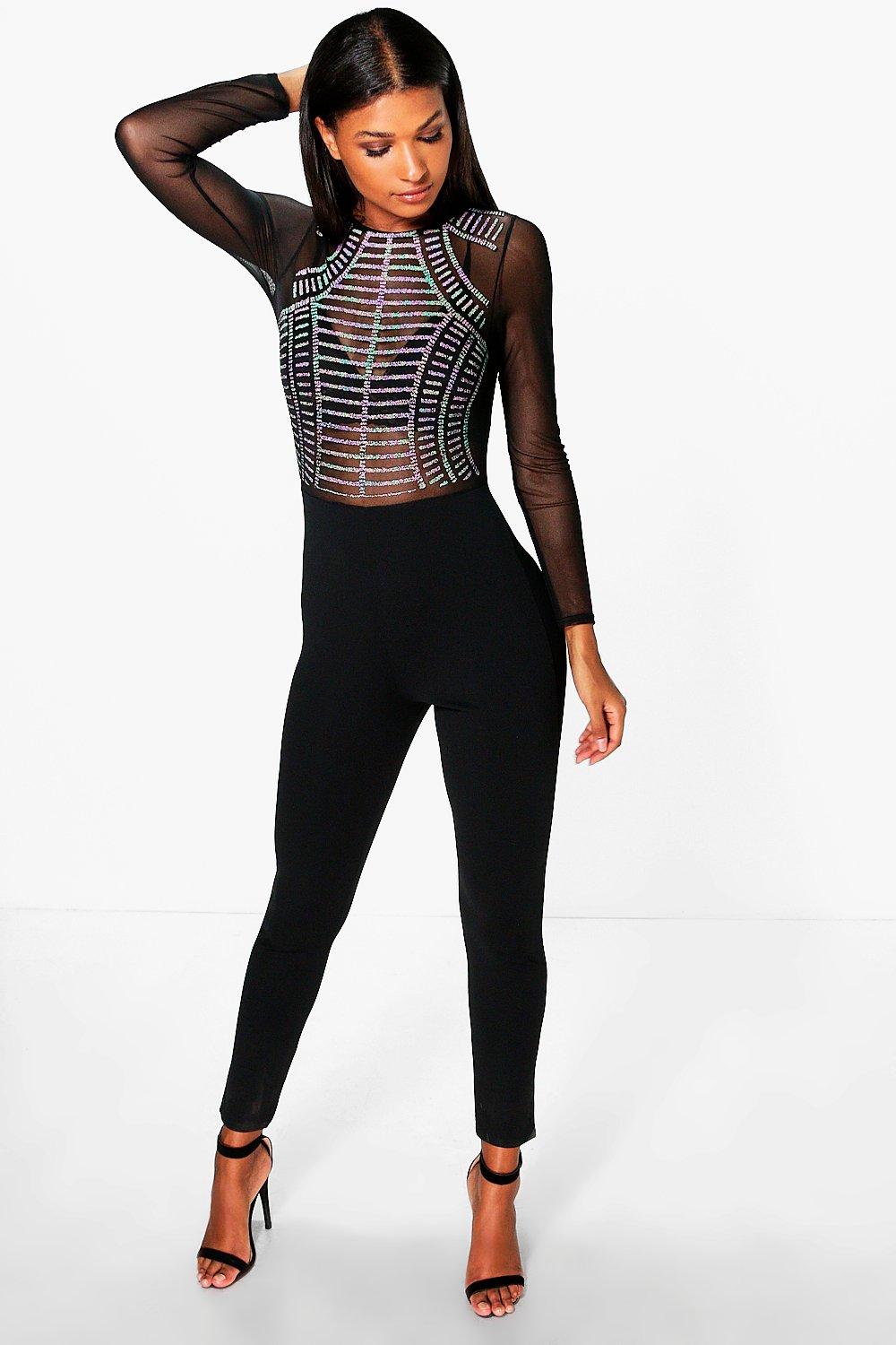 mesh jumpsuit