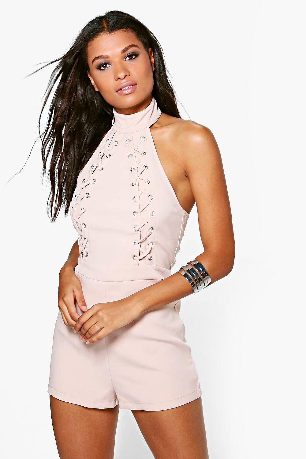 lace up playsuit