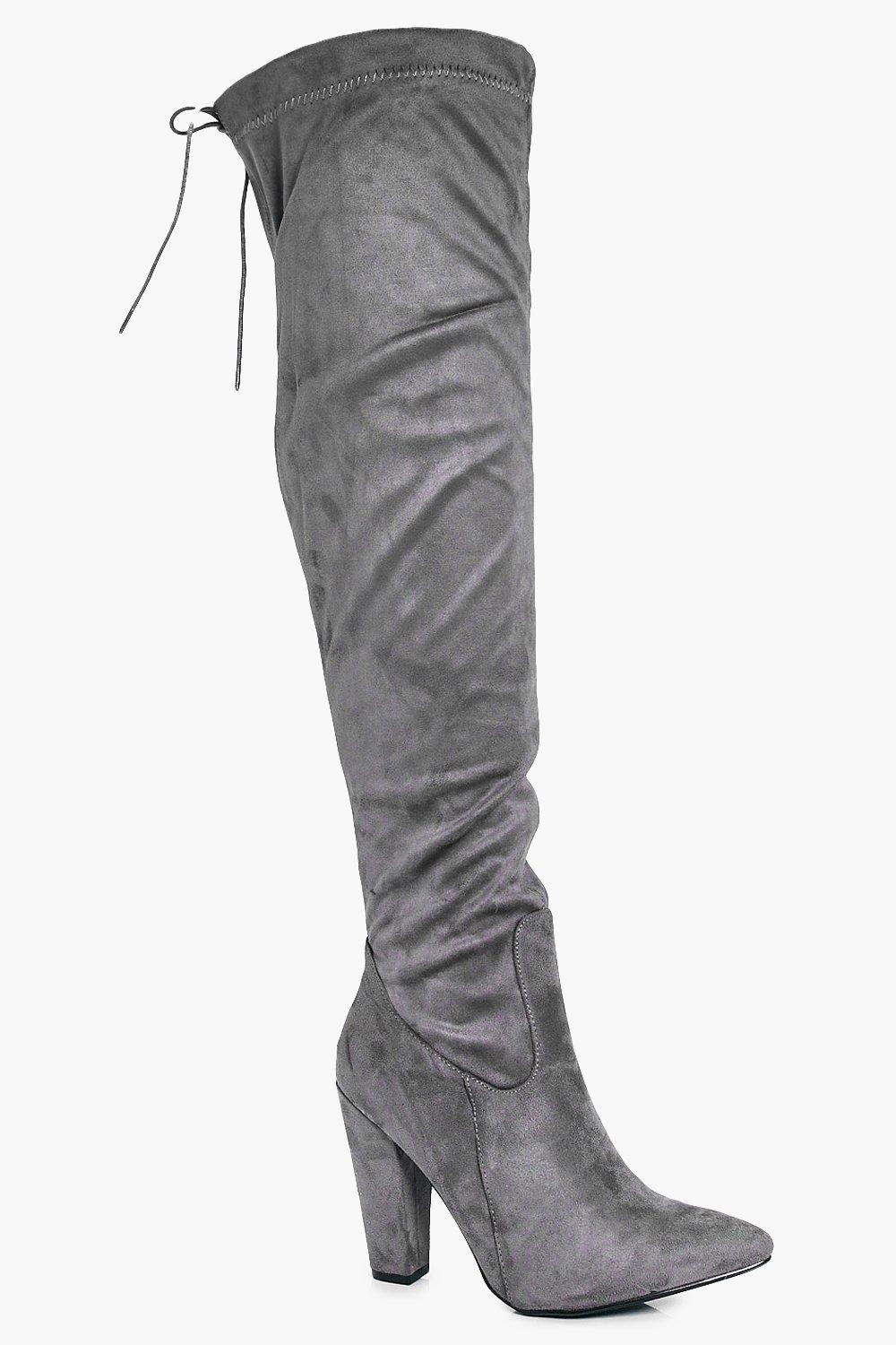 wide fitting knee high boots uk