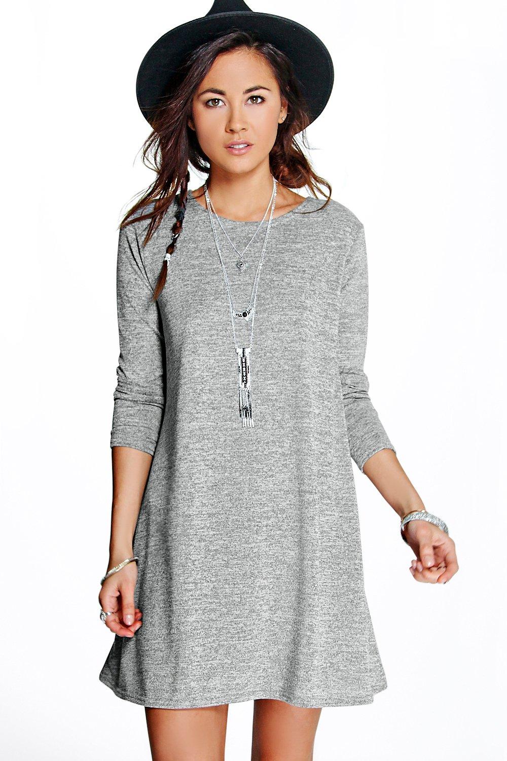 knit swing dress