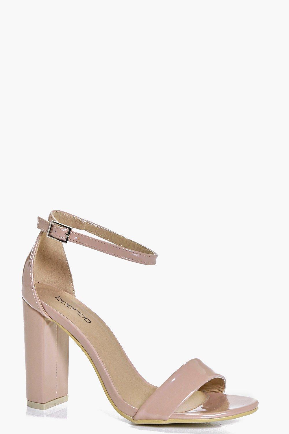 boohoo nude heels