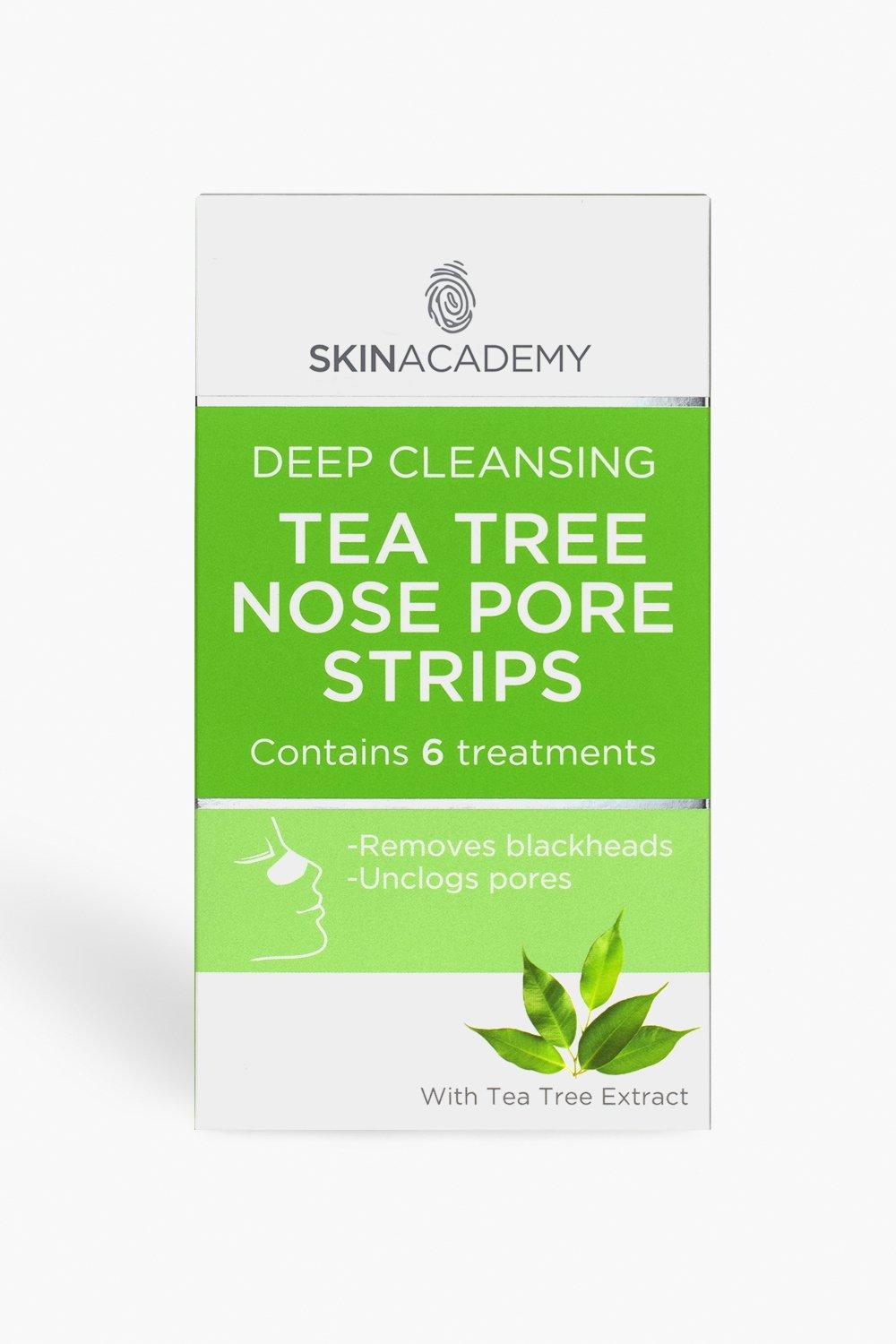 6 Deep Cleansing Tea Tree Nose Pore Strips Boohoo