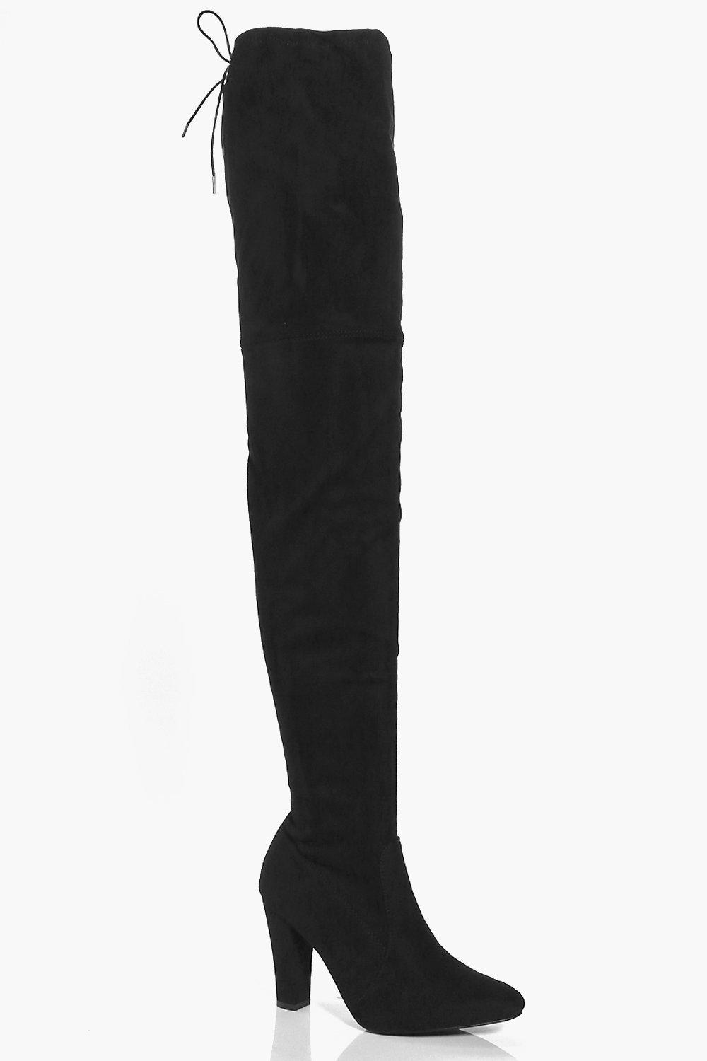 high block heel boots