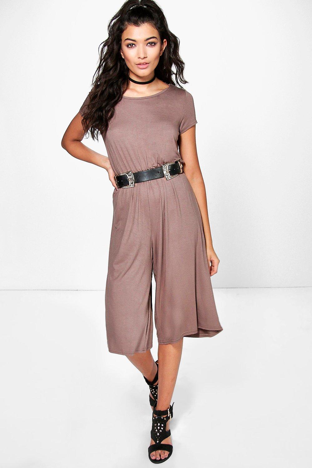 jersey culotte jumpsuit