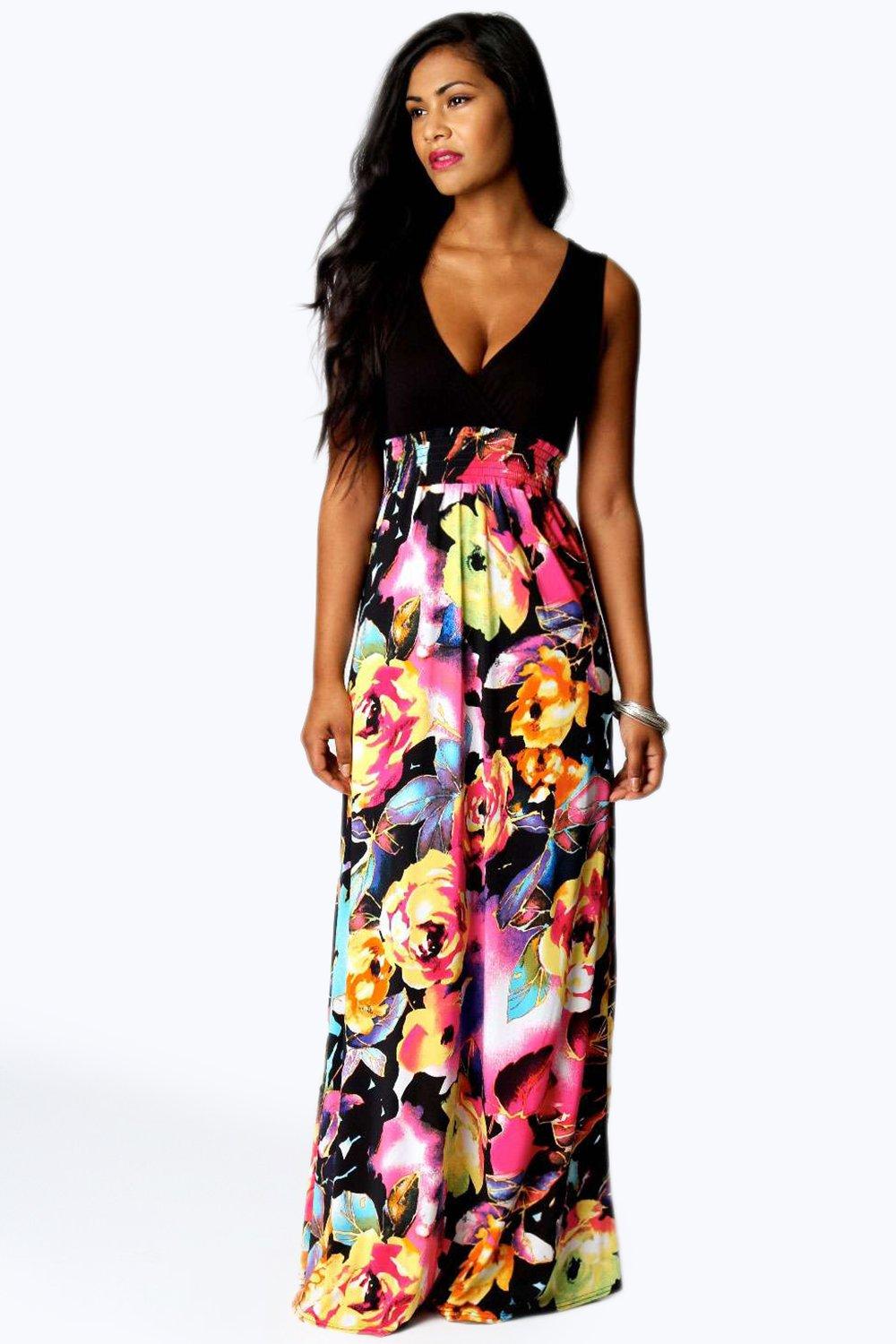 boohoo maxi summer dresses