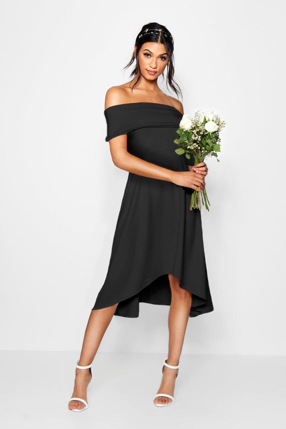 dip hem skater dress